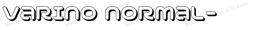 varino normal字体转换